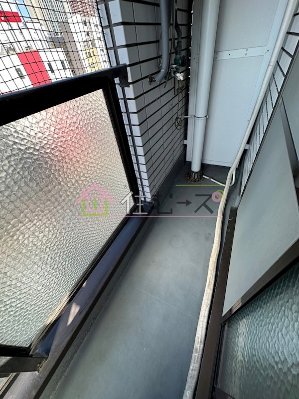 玉造クローバーハイツ ベランダ