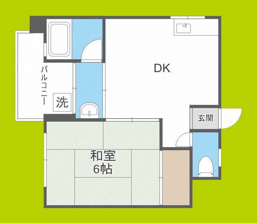 コーポ小松 間取り