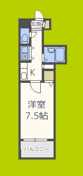 ソレアードトレスなんばWEST 間取り