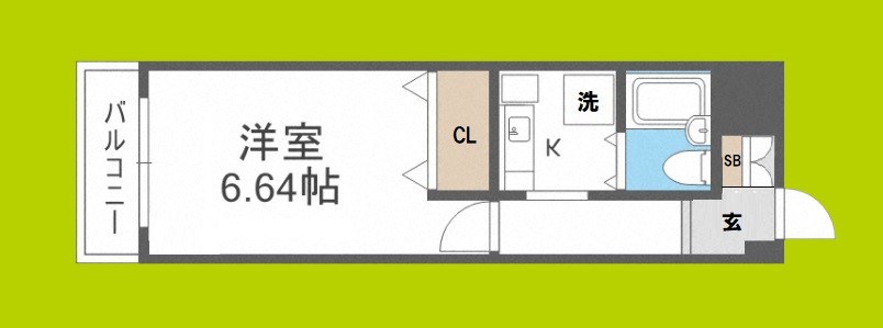 メロディーハイム夕陽丘 間取り