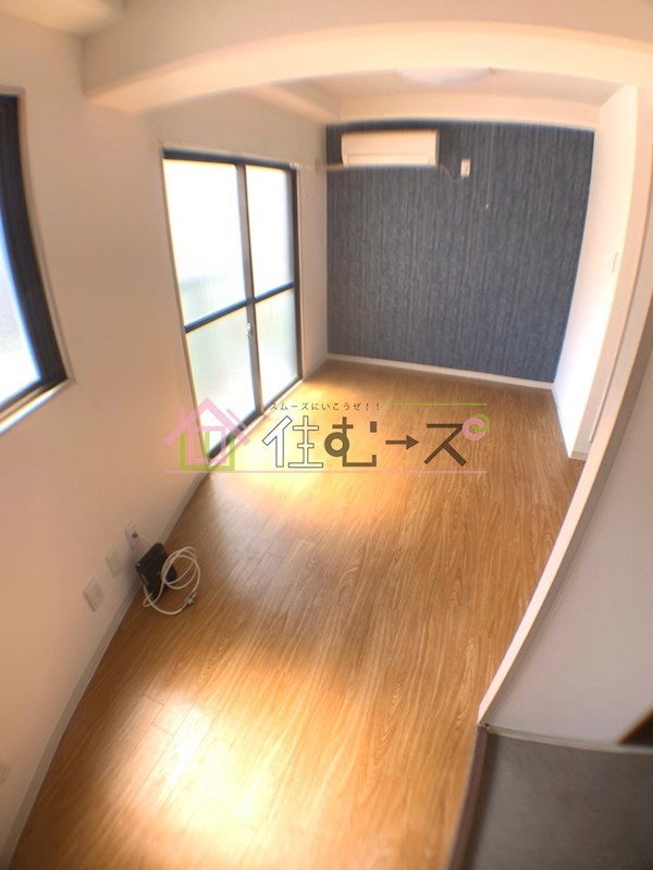 大国町ハイツ ベッドルーム