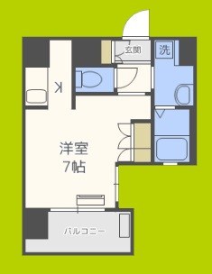エイペックス南堀江  間取り