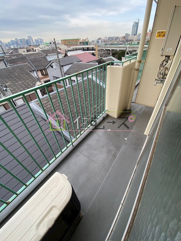 バスティオーネ柴島 ベランダ