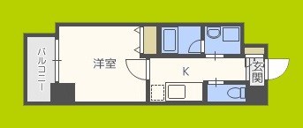 ヒルズ夕陽丘 間取り
