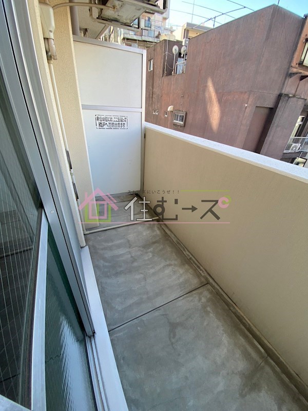 ヒルズ夕陽丘 ベランダ