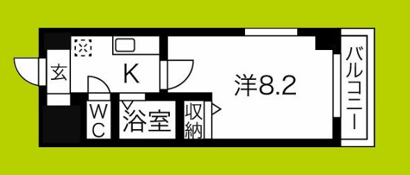 ウィンヒルズ難波西 間取り