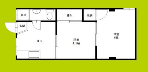 松虫ハイツ 間取り