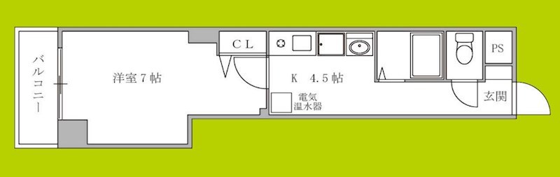 ドエル南船場 間取り