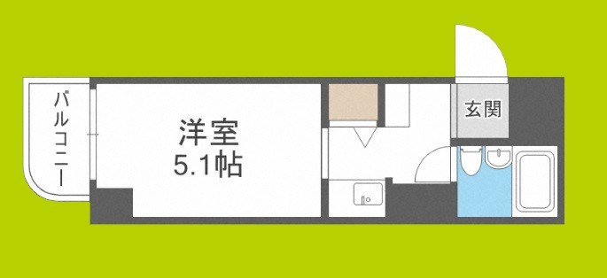 朝日プラザアクルス城東 間取り
