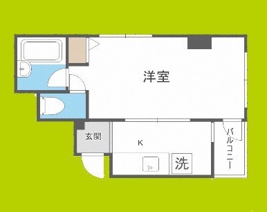 プランドールキンエー難波 間取り