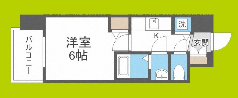 アドバンス大阪グロウスⅡ 間取り