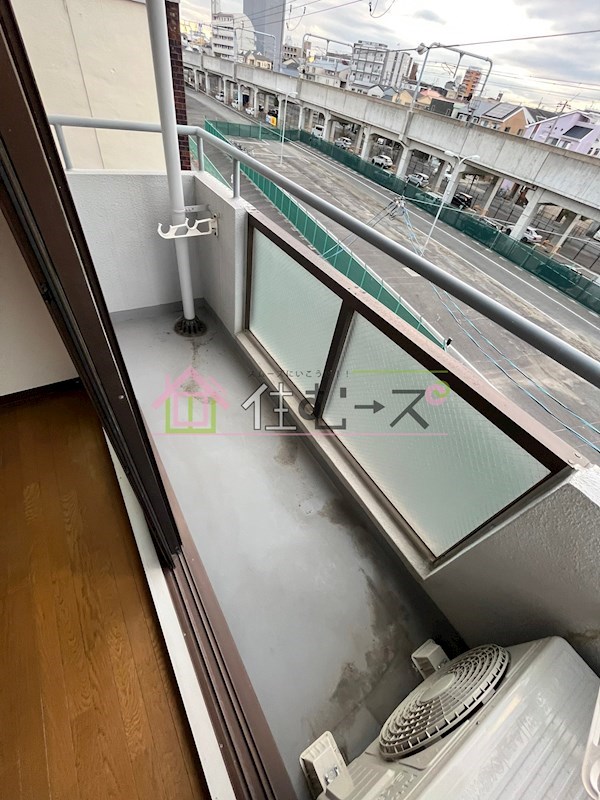 ラガールあびこ ベランダ