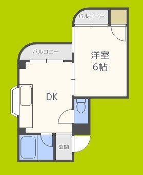 ウエンズ緑橋 間取り