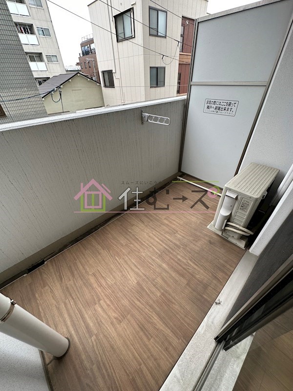 アドバンス大阪グロウス ベランダ