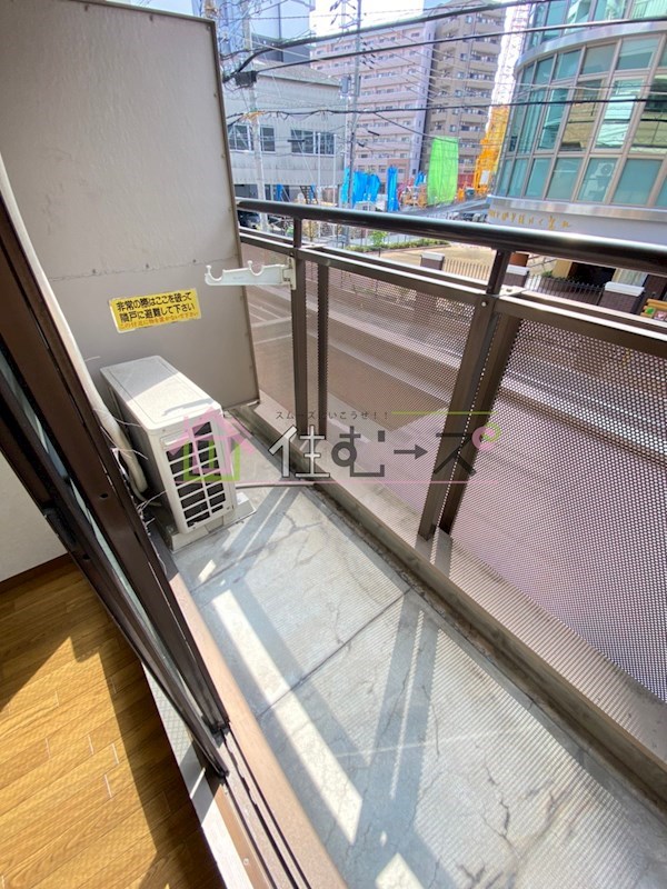 サンライズ野田阪神 ベランダ