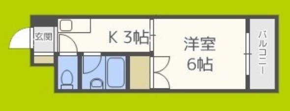 東洋プラザ泉尾 間取り