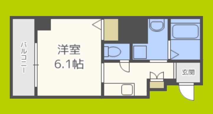 エスカーサ心斎橋EAST 間取り