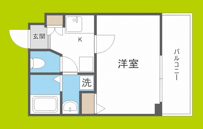 プレサンス難波EASTモダニティ 間取り