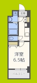 ジアコスモ難波南 間取り