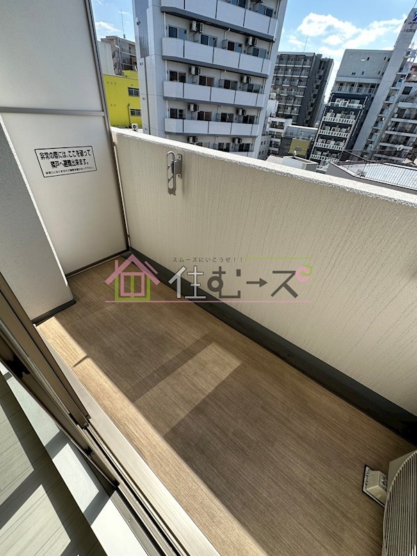 ジアコスモ難波南 ベランダ