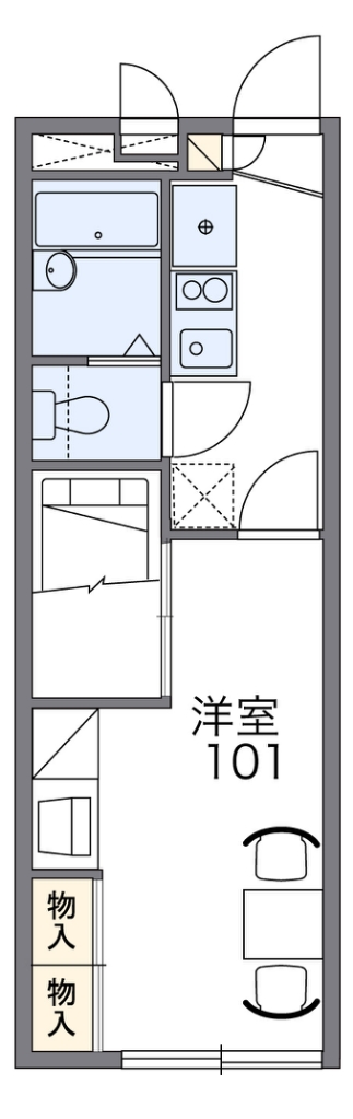 レオパレス境橋 間取り