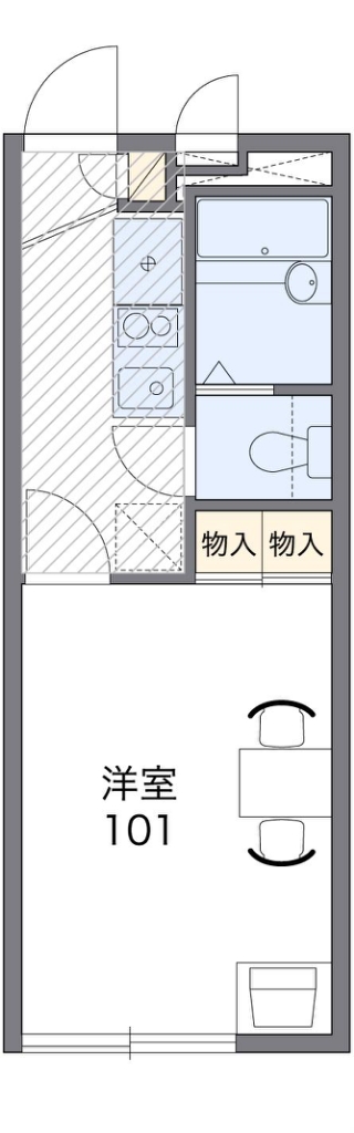 レオパレス匠 間取り