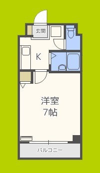 ロイヤルカーサ阿倍野 間取り