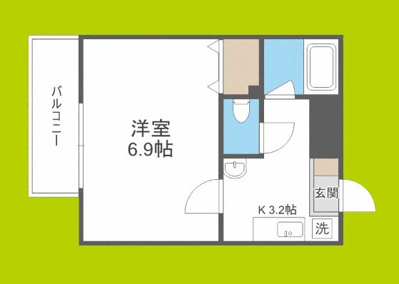 プレミアム新町Ⅲ 間取り