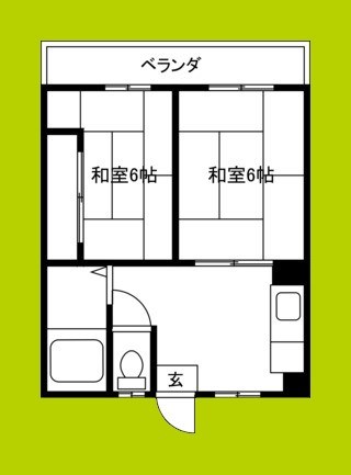 ハイツ幸之苑 間取り