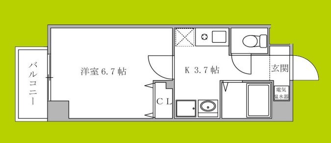 ドエル南船場 間取り