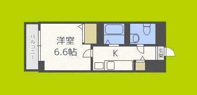 ジュネス東住吉 間取り