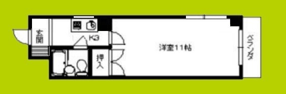 東洋プラザ蒲生 間取り
