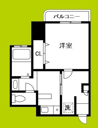 大阪ドームイン長堀 間取り