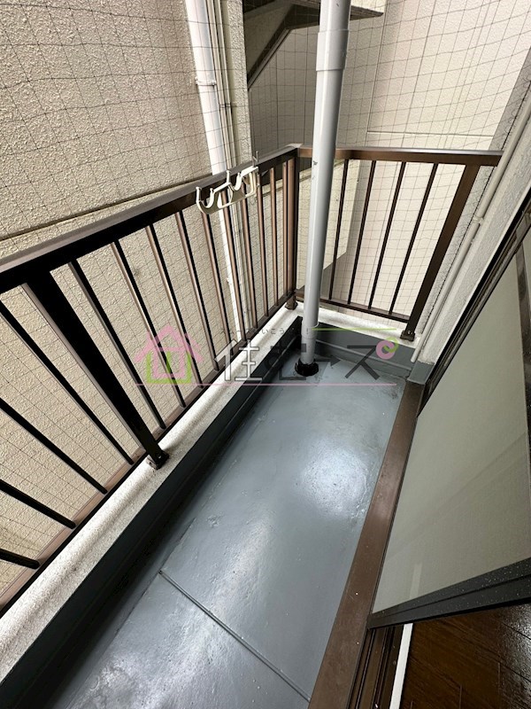 ビジタル湊町７ ベランダ