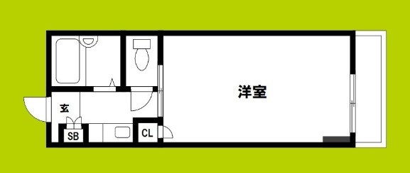 キンキ平野ハイツ 間取り