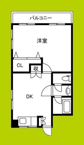 豊里グリーンハイツ 間取り