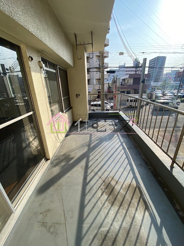 豊里グリーンハイツ ベランダ