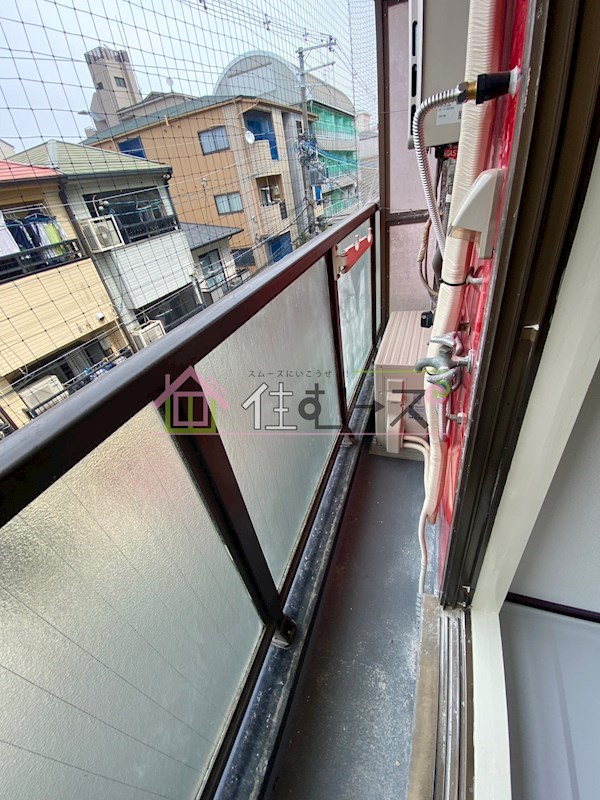 コーポイン長居B棟 ベランダ