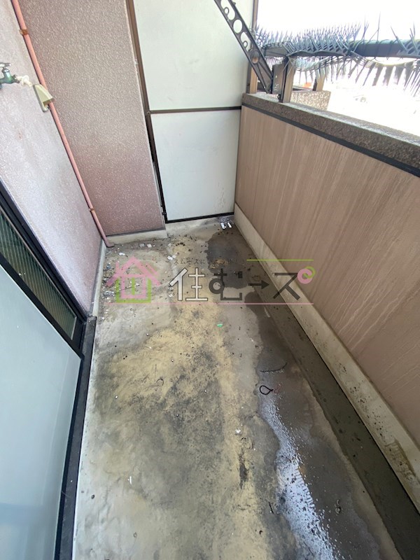 コンフォール長吉 ベランダ