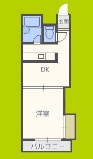 サニーハイツ住吉 間取り