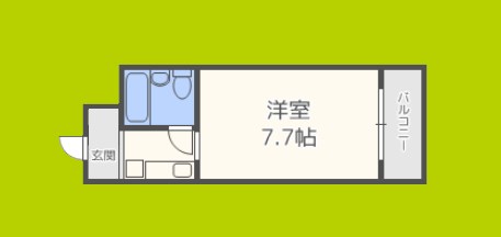 スチューデント平野  間取り