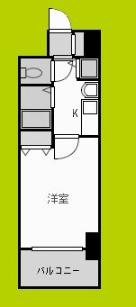 プレサンス難波リバーオアシス 間取り