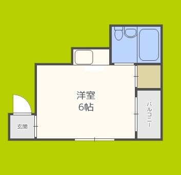 西梅田第一マンション 間取り