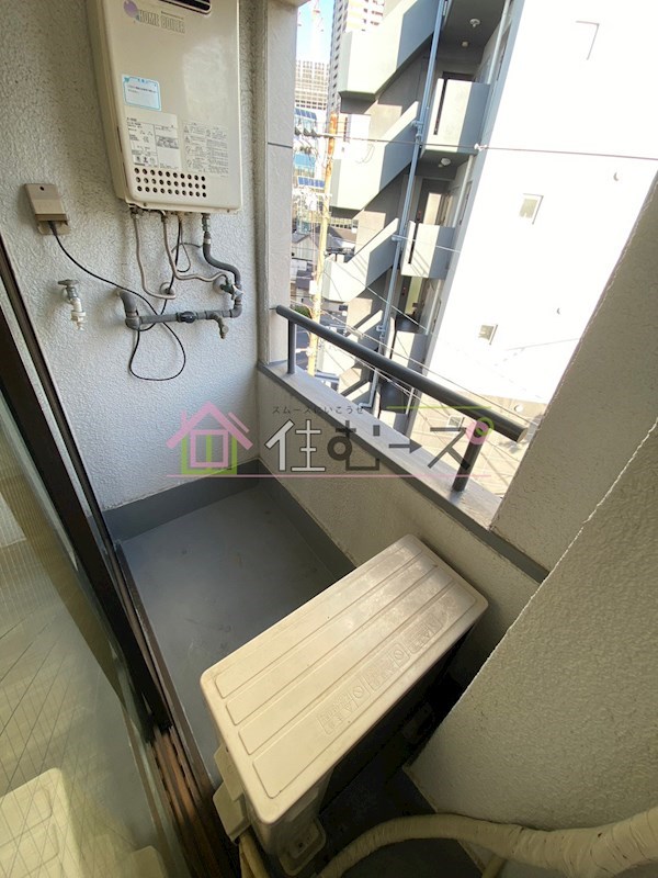 西梅田第一マンション ベランダ
