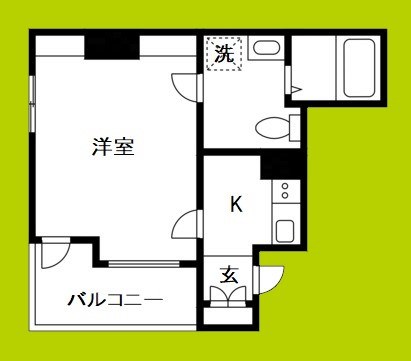 レジュールアッシュ谷町 間取り