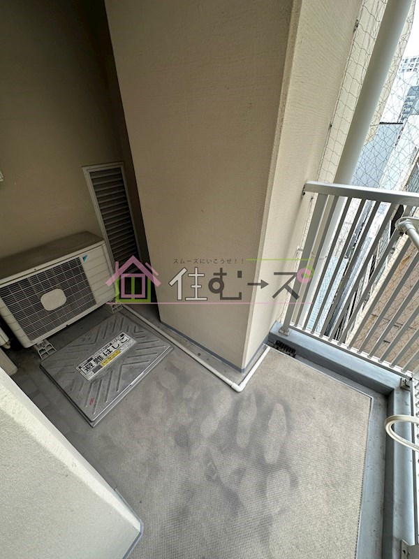 レジュールアッシュ谷町 ベランダ
