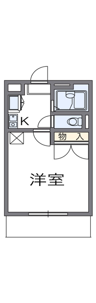 レオパレスＫＯＫＡＤＯⅡ 間取り