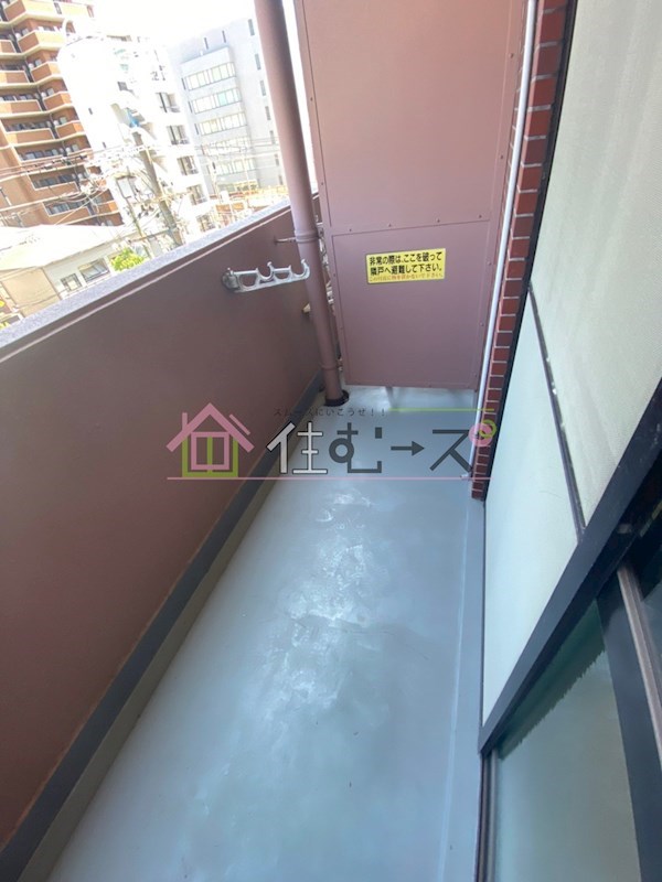 ライオンズマンション玉造 ベランダ