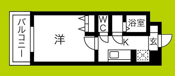 Rainbow　Court立売堀 間取り