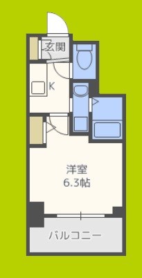 エステムプラザ難波WESTリバークロス 間取り